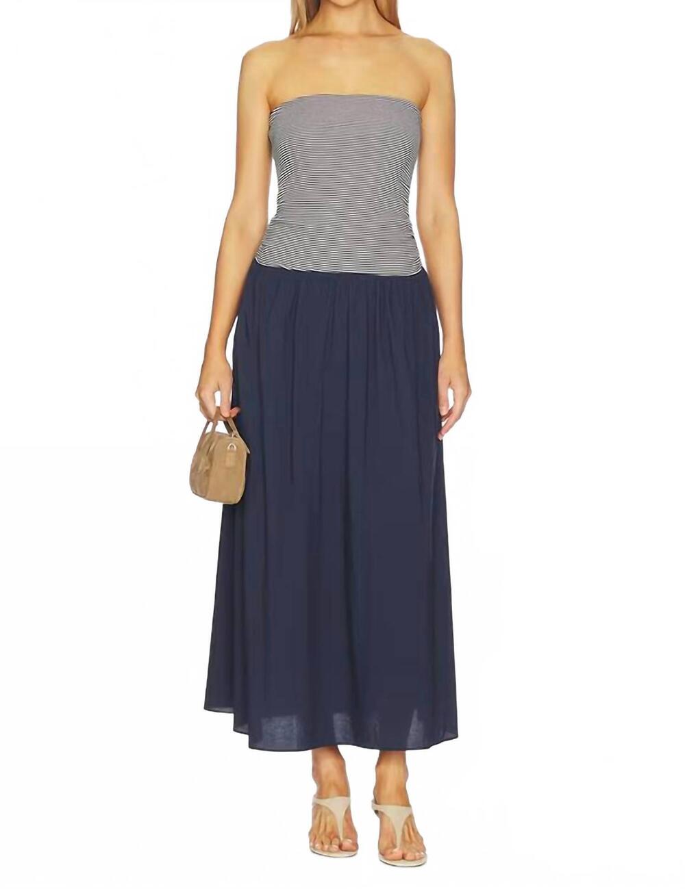 NEW HEARTLOOM mikella maxi dress in indigo